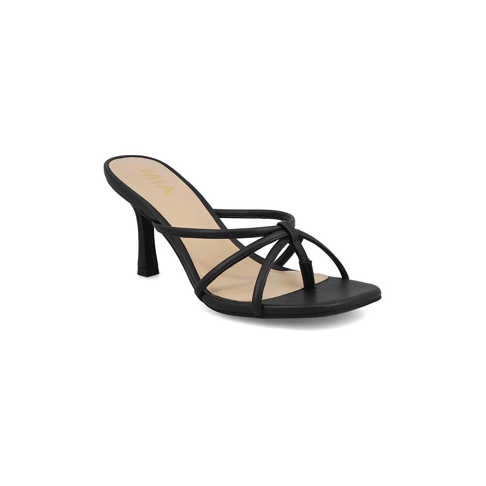 NEW MIA women's sybel heel sandals in black